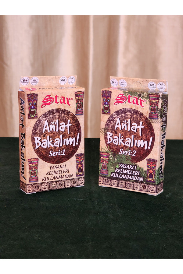 Star Anlat Bakalım Oyun Kartları Seri 1 ve Seri 2