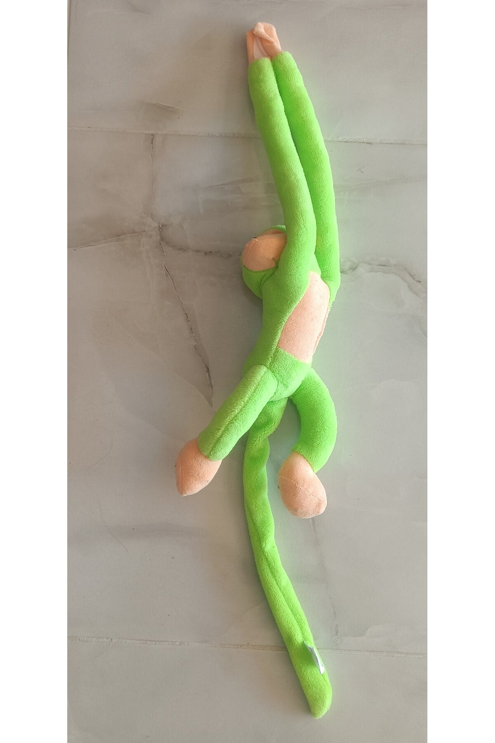 Peluş Sarılan Maymun - Karışık Renk - Sessiz Versiyon - Büyük Boy 70 cm
